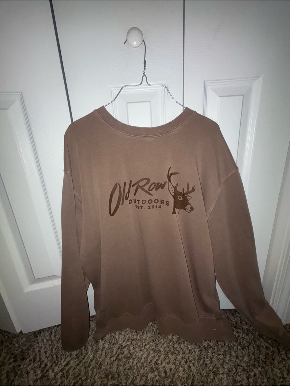 Old Row Outdoors Men's Crewneck Sweatshirt - Brown